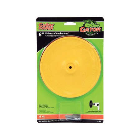 Gator Sand Disc Backer Pad 6" 3052